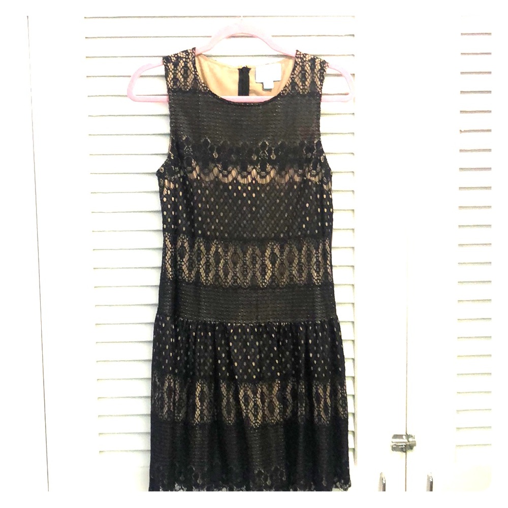 CeCe by Cynthia Steffe black lace dress size 8